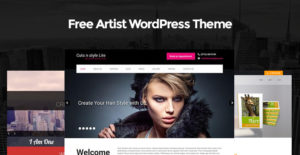 wordpress theme free artist
