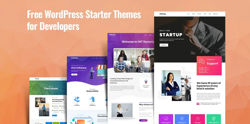 Free WordPress Starter Themes for Developers