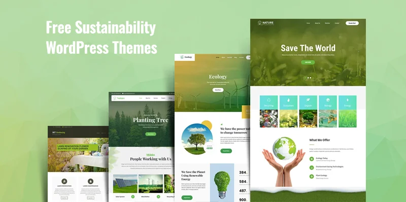 Free Sustainability WordPress Themes